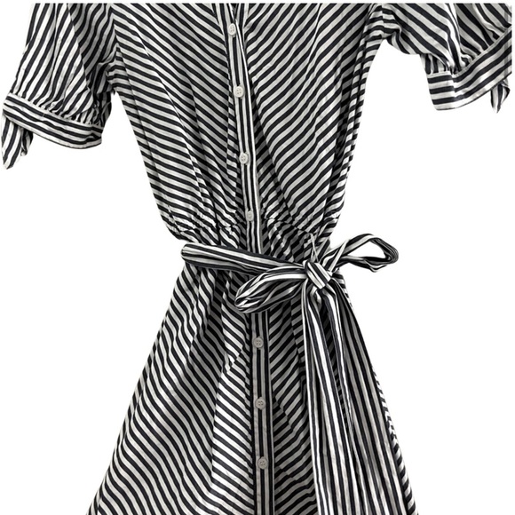 Alyx Women’s Striped Button Front Dress - Picture 3 of 6